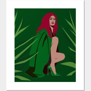 Green Fashion Art Posters and Art